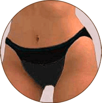 Silk Parasol Female Panty Condom (TM)
